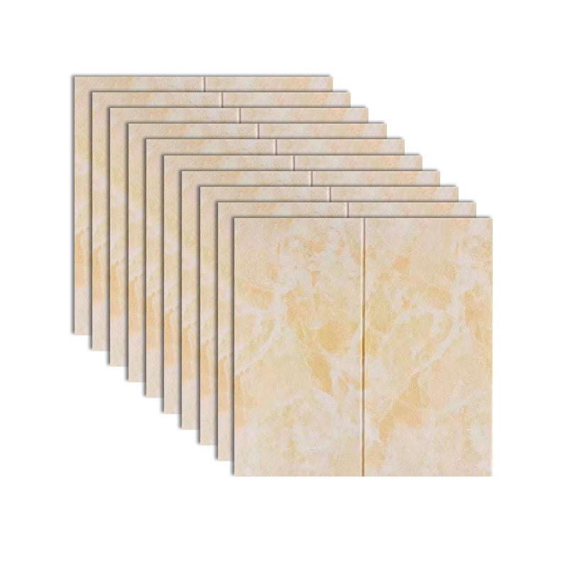 Modern Wall Ceiling PVC Peel and Press Smooth Waterproof Wainscoting Beige Clearhalo 'Flooring 'Home Improvement' 'home_improvement' 'home_improvement_wall_paneling' 'Wall Paneling' 'wall_paneling' 'Walls & Ceilings' Walls and Ceiling' 7064818