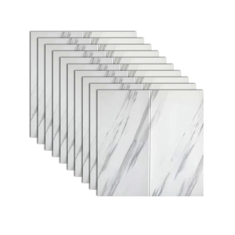 Modern Wall Ceiling PVC Peel and Press Smooth Waterproof Wainscoting Gloss White Clearhalo 'Flooring 'Home Improvement' 'home_improvement' 'home_improvement_wall_paneling' 'Wall Paneling' 'wall_paneling' 'Walls & Ceilings' Walls and Ceiling' 7064823