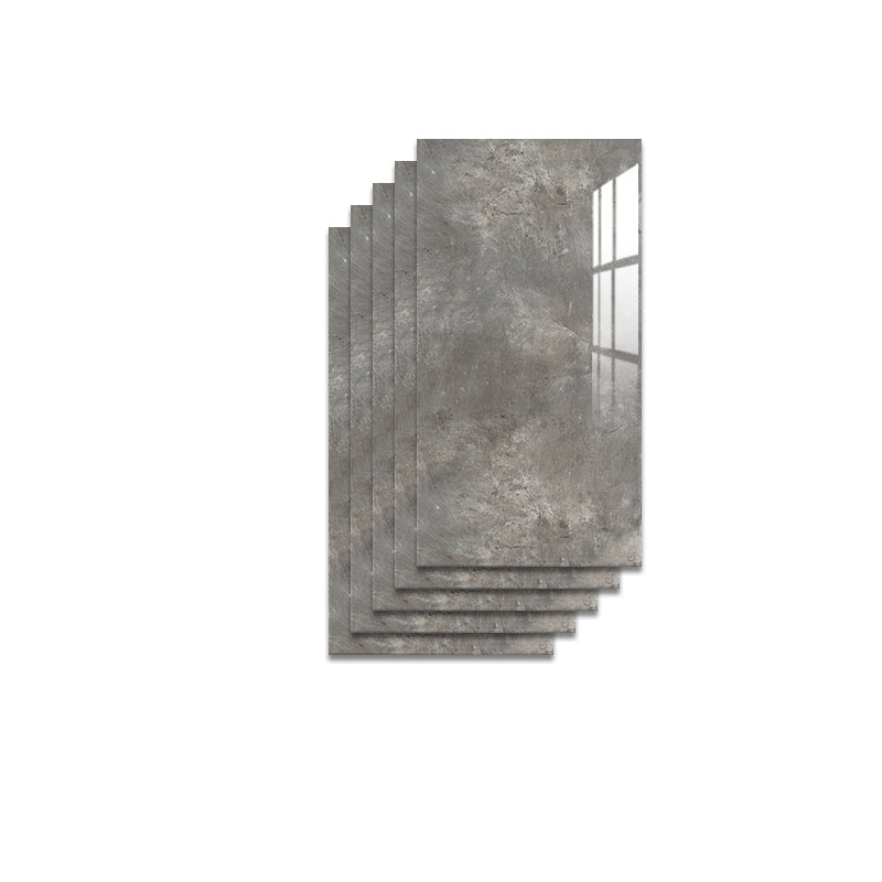 Modern Pearl Wainscoting PVC Wall Access Panel Peel and Stick Wall Tile Set of 5 Dark Gray Clearhalo 'Flooring 'Home Improvement' 'home_improvement' 'home_improvement_wall_paneling' 'Wall Paneling' 'wall_paneling' 'Walls & Ceilings' Walls and Ceiling' 7064859