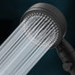 Modern Shower Head Adjustable Spray Pattern Round Plastic Handheld Shower Head Black Hand Shower Hose not included Clearhalo 'Bathroom Remodel & Bathroom Fixtures' 'Home Improvement' 'home_improvement' 'home_improvement_shower_heads' 'Shower Heads' 'shower_heads' 'Showers & Bathtubs Plumbing' 'Showers & Bathtubs' 7065130