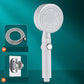 Modern Shower Head Adjustable Spray Pattern Round Plastic Handheld Shower Head White Shower Heads & Hose & Wall pedestal Clearhalo 'Bathroom Remodel & Bathroom Fixtures' 'Home Improvement' 'home_improvement' 'home_improvement_shower_heads' 'Shower Heads' 'shower_heads' 'Showers & Bathtubs Plumbing' 'Showers & Bathtubs' 7065135