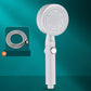 Modern Shower Head Adjustable Spray Pattern Round Plastic Handheld Shower Head White Shower Head with Hose Clearhalo 'Bathroom Remodel & Bathroom Fixtures' 'Home Improvement' 'home_improvement' 'home_improvement_shower_heads' 'Shower Heads' 'shower_heads' 'Showers & Bathtubs Plumbing' 'Showers & Bathtubs' 7065142