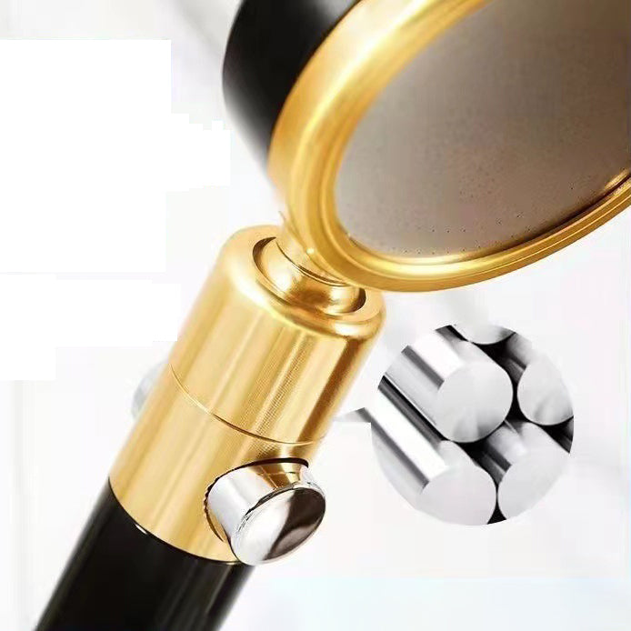 Luxurious Shower Head Color Block Adjustable Water Flow Round Handheld Shower Head Clearhalo 'Bathroom Remodel & Bathroom Fixtures' 'Home Improvement' 'home_improvement' 'home_improvement_shower_heads' 'Shower Heads' 'shower_heads' 'Showers & Bathtubs Plumbing' 'Showers & Bathtubs' 7065174