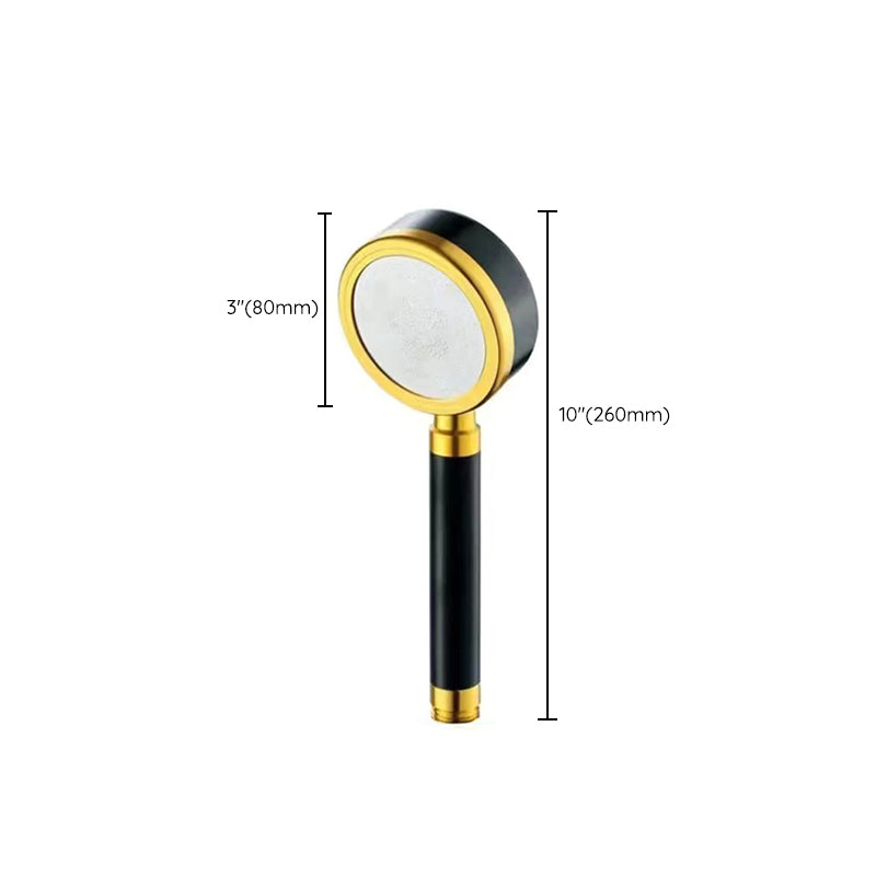 Luxurious Shower Head Color Block Adjustable Water Flow Round Handheld Shower Head Clearhalo 'Bathroom Remodel & Bathroom Fixtures' 'Home Improvement' 'home_improvement' 'home_improvement_shower_heads' 'Shower Heads' 'shower_heads' 'Showers & Bathtubs Plumbing' 'Showers & Bathtubs' 7065182