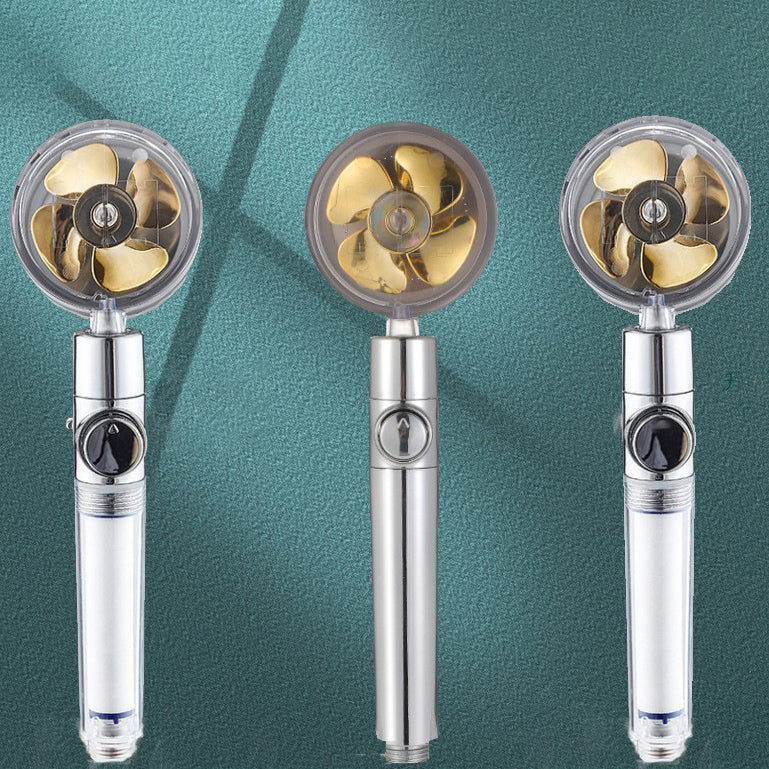 Round Shower Head Adjustable Water Flow Handheld Shower Head with Water Filtration Clearhalo 'Bathroom Remodel & Bathroom Fixtures' 'Home Improvement' 'home_improvement' 'home_improvement_shower_heads' 'Shower Heads' 'shower_heads' 'Showers & Bathtubs Plumbing' 'Showers & Bathtubs' 7065187