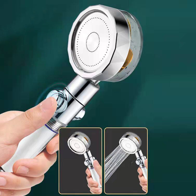 Round Shower Head Adjustable Water Flow Handheld Shower Head with Water Filtration Clearhalo 'Bathroom Remodel & Bathroom Fixtures' 'Home Improvement' 'home_improvement' 'home_improvement_shower_heads' 'Shower Heads' 'shower_heads' 'Showers & Bathtubs Plumbing' 'Showers & Bathtubs' 7065191