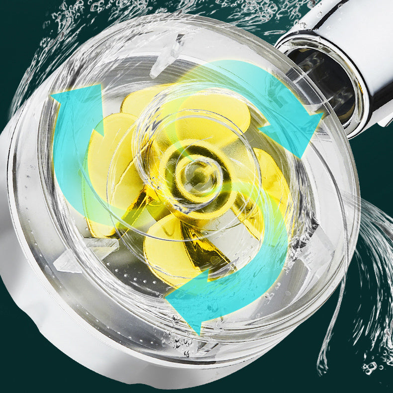 Round Shower Head Adjustable Water Flow Handheld Shower Head with Water Filtration Clearhalo 'Bathroom Remodel & Bathroom Fixtures' 'Home Improvement' 'home_improvement' 'home_improvement_shower_heads' 'Shower Heads' 'shower_heads' 'Showers & Bathtubs Plumbing' 'Showers & Bathtubs' 7065197