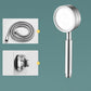 Classic Round Shower Head Metal Standard Handheld Shower Head Light Silver Shower Heads & Hose & Wall pedestal Clearhalo 'Bathroom Remodel & Bathroom Fixtures' 'Home Improvement' 'home_improvement' 'home_improvement_shower_heads' 'Shower Heads' 'shower_heads' 'Showers & Bathtubs Plumbing' 'Showers & Bathtubs' 7065217