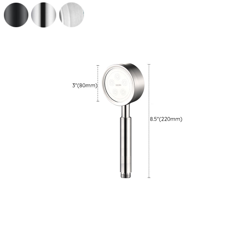 Classic Round Shower Head Metal Standard Handheld Shower Head Clearhalo 'Bathroom Remodel & Bathroom Fixtures' 'Home Improvement' 'home_improvement' 'home_improvement_shower_heads' 'Shower Heads' 'shower_heads' 'Showers & Bathtubs Plumbing' 'Showers & Bathtubs' 7065220
