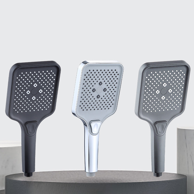 Square Shower Head Combo Modern Rain Fall Adjustable Shower Heads Clearhalo 'Bathroom Remodel & Bathroom Fixtures' 'Home Improvement' 'home_improvement' 'home_improvement_shower_heads' 'Shower Heads' 'shower_heads' 'Showers & Bathtubs Plumbing' 'Showers & Bathtubs' 7065250