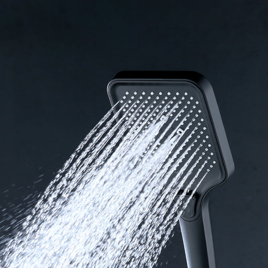 Square Shower Head Combo Modern Rain Fall Adjustable Shower Heads Clearhalo 'Bathroom Remodel & Bathroom Fixtures' 'Home Improvement' 'home_improvement' 'home_improvement_shower_heads' 'Shower Heads' 'shower_heads' 'Showers & Bathtubs Plumbing' 'Showers & Bathtubs' 7065253