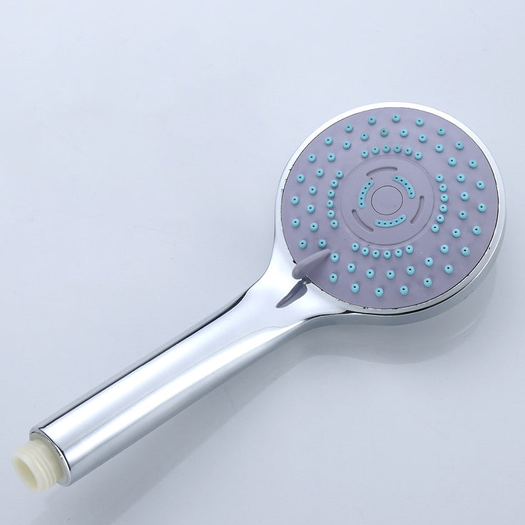 Metal Chrome Hand Shower Modern Rain Fall Handheld Shower Head Clearhalo 'Bathroom Remodel & Bathroom Fixtures' 'Home Improvement' 'home_improvement' 'home_improvement_shower_heads' 'Shower Heads' 'shower_heads' 'Showers & Bathtubs Plumbing' 'Showers & Bathtubs' 7065267