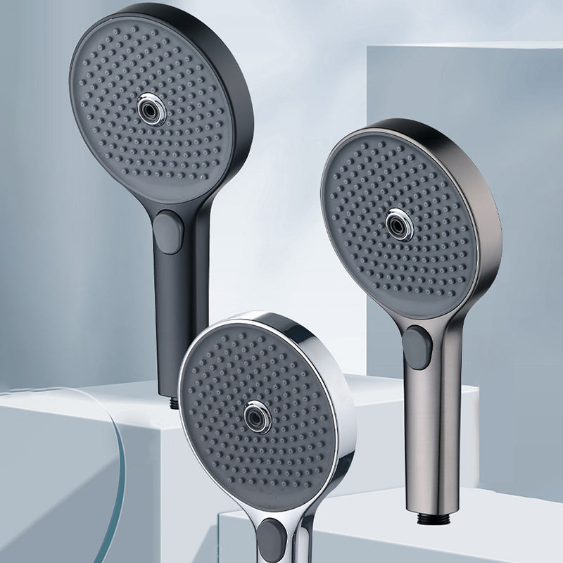 Round Shower Head Combo Modern Rain Fall Handheld Shower Head Clearhalo 'Bathroom Remodel & Bathroom Fixtures' 'Home Improvement' 'home_improvement' 'home_improvement_shower_heads' 'Shower Heads' 'shower_heads' 'Showers & Bathtubs Plumbing' 'Showers & Bathtubs' 7065275