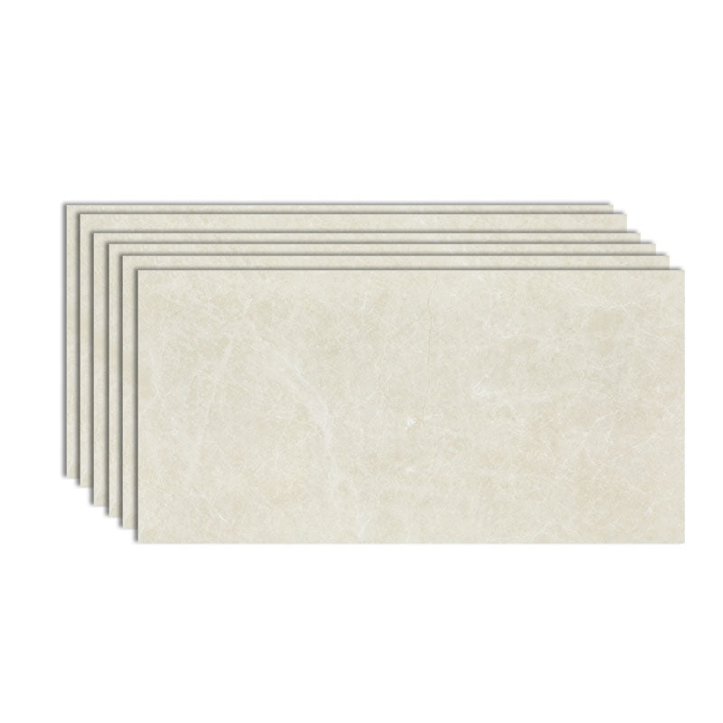 Rectangle Floor Tile Straight Edge Marble Texture Effect Design Floor Tile Light Yellow Clearhalo 'Floor Tiles & Wall Tiles' 'floor_tiles_wall_tiles' 'Flooring 'Home Improvement' 'home_improvement' 'home_improvement_floor_tiles_wall_tiles' Walls and Ceiling' 7065355