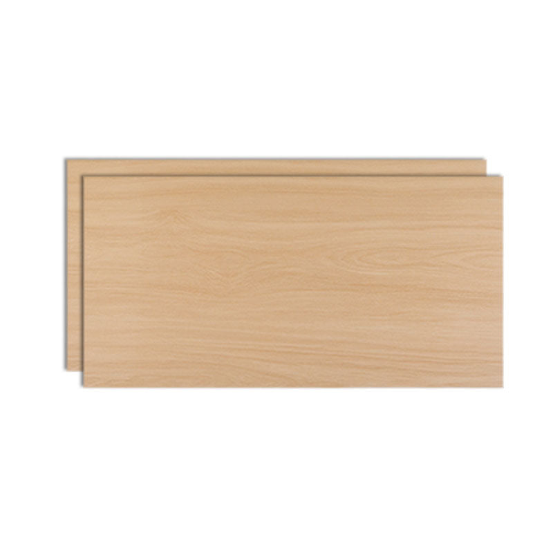 Non-slip Floor Tile Wood Texture Design Rectangle Straight Edge Floor Tile for Living Room Brown Yellow Clearhalo 'Floor Tiles & Wall Tiles' 'floor_tiles_wall_tiles' 'Flooring 'Home Improvement' 'home_improvement' 'home_improvement_floor_tiles_wall_tiles' Walls and Ceiling' 7065819