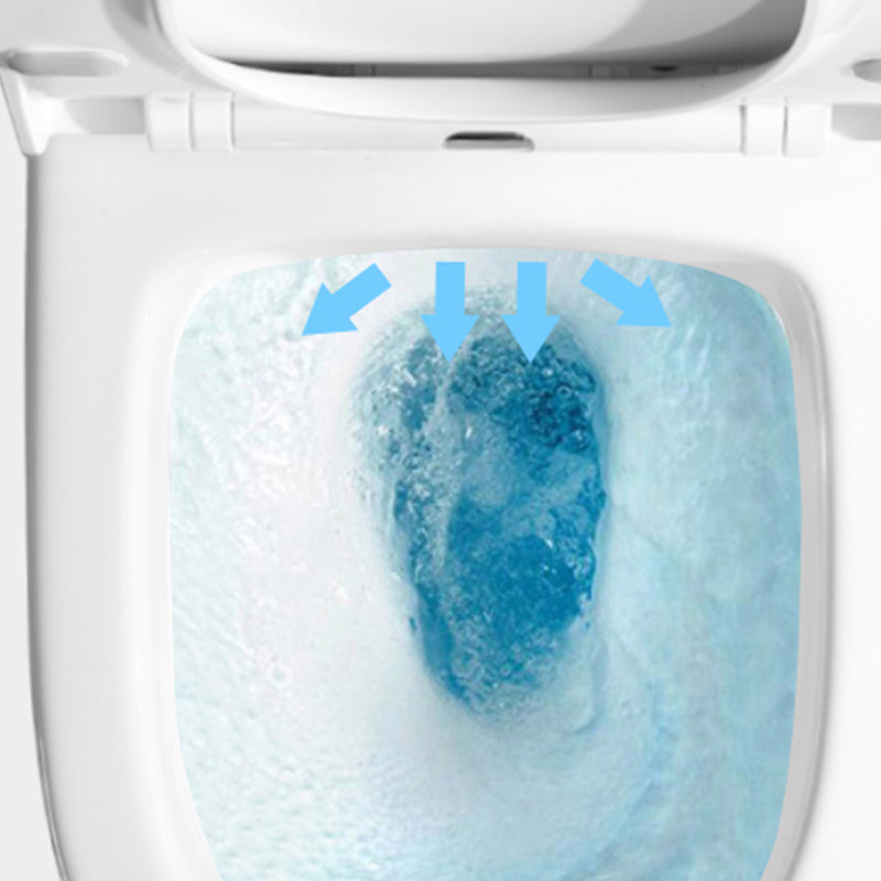 Modern Ceramic Flush Toilet Wall Hung White Toilet Bowl for Washroom Clearhalo 'Bathroom Remodel & Bathroom Fixtures' 'Home Improvement' 'home_improvement' 'home_improvement_toilets' 'Toilets & Bidets' 'Toilets' 7069574