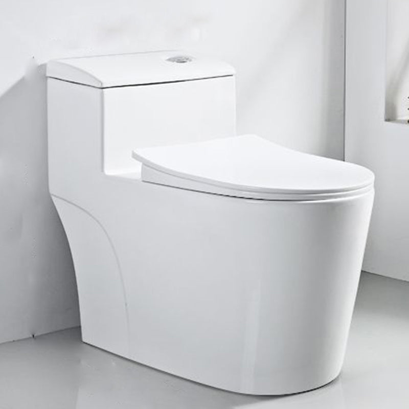 Modern White Ceramic Flush Toilet Floor Mount Urine Toilet for Washroom 15"L x 29"W x 24"H Clearhalo 'Bathroom Remodel & Bathroom Fixtures' 'Home Improvement' 'home_improvement' 'home_improvement_toilets' 'Toilets & Bidets' 'Toilets' 7069622