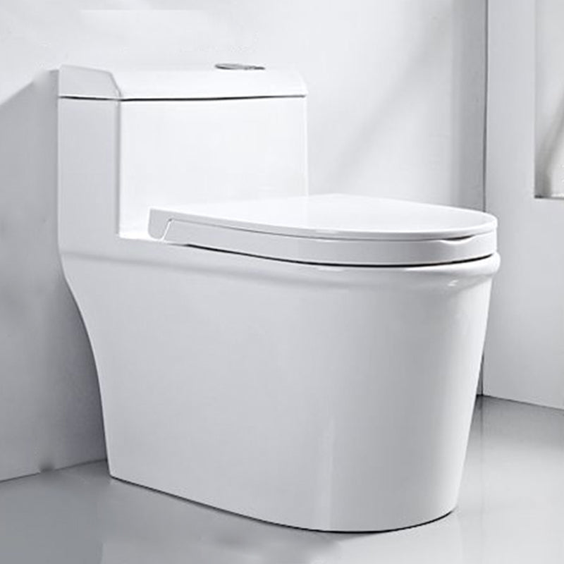 Modern White Ceramic Flush Toilet Floor Mount Urine Toilet for Washroom 15"L x 28"W x 26"H Clearhalo 'Bathroom Remodel & Bathroom Fixtures' 'Home Improvement' 'home_improvement' 'home_improvement_toilets' 'Toilets & Bidets' 'Toilets' 7069624