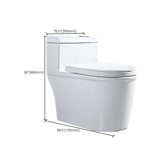 Modern White Ceramic Flush Toilet Floor Mount Urine Toilet for Washroom Clearhalo 'Bathroom Remodel & Bathroom Fixtures' 'Home Improvement' 'home_improvement' 'home_improvement_toilets' 'Toilets & Bidets' 'Toilets' 7069632