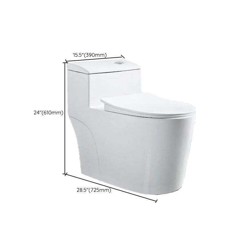 Modern White Ceramic Flush Toilet Floor Mount Urine Toilet for Washroom Clearhalo 'Bathroom Remodel & Bathroom Fixtures' 'Home Improvement' 'home_improvement' 'home_improvement_toilets' 'Toilets & Bidets' 'Toilets' 7069633