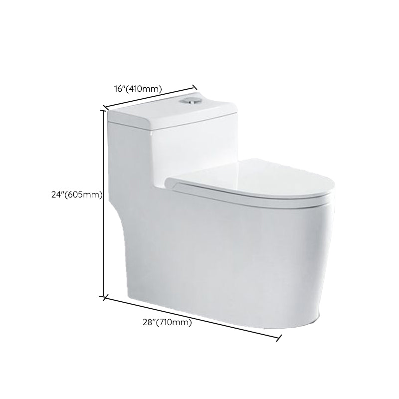 Modern White Ceramic Flush Toilet Floor Mount Urine Toilet for Washroom Clearhalo 'Bathroom Remodel & Bathroom Fixtures' 'Home Improvement' 'home_improvement' 'home_improvement_toilets' 'Toilets & Bidets' 'Toilets' 7069635