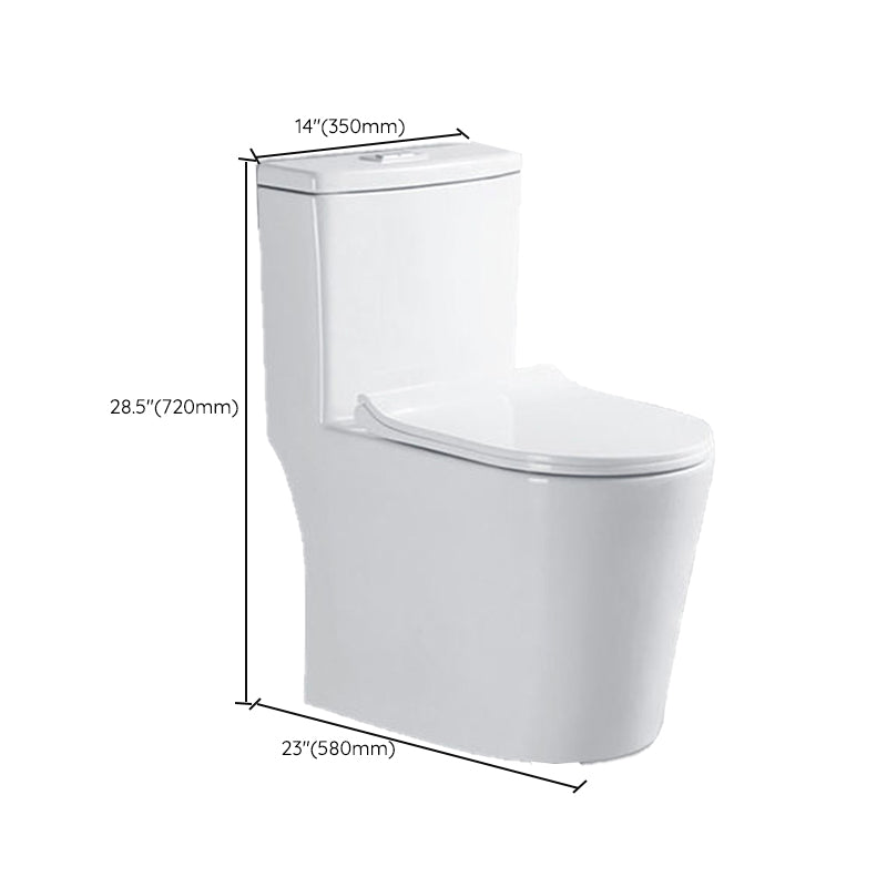 Modern White Ceramic Flush Toilet Floor Mount Urine Toilet for Washroom Clearhalo 'Bathroom Remodel & Bathroom Fixtures' 'Home Improvement' 'home_improvement' 'home_improvement_toilets' 'Toilets & Bidets' 'Toilets' 7069637
