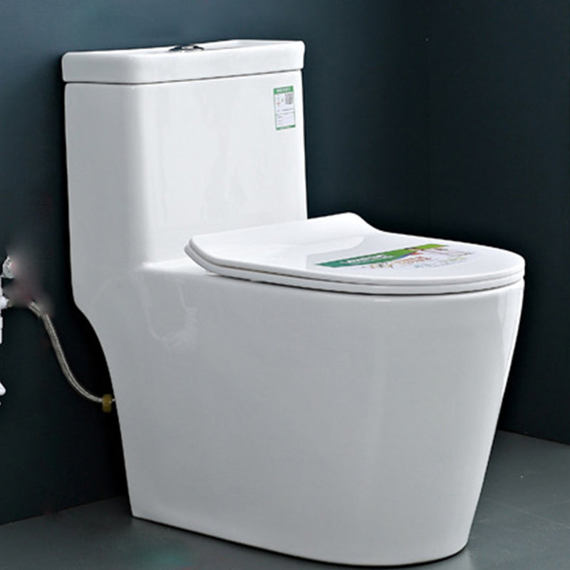 Modern Ceramic Flush Toilet Floor Mounted Urine Toilet for Washroom 15"L x 28"W x 29"H Toilet with Sprayer Clearhalo 'Bathroom Remodel & Bathroom Fixtures' 'Home Improvement' 'home_improvement' 'home_improvement_toilets' 'Toilets & Bidets' 'Toilets' 7069687