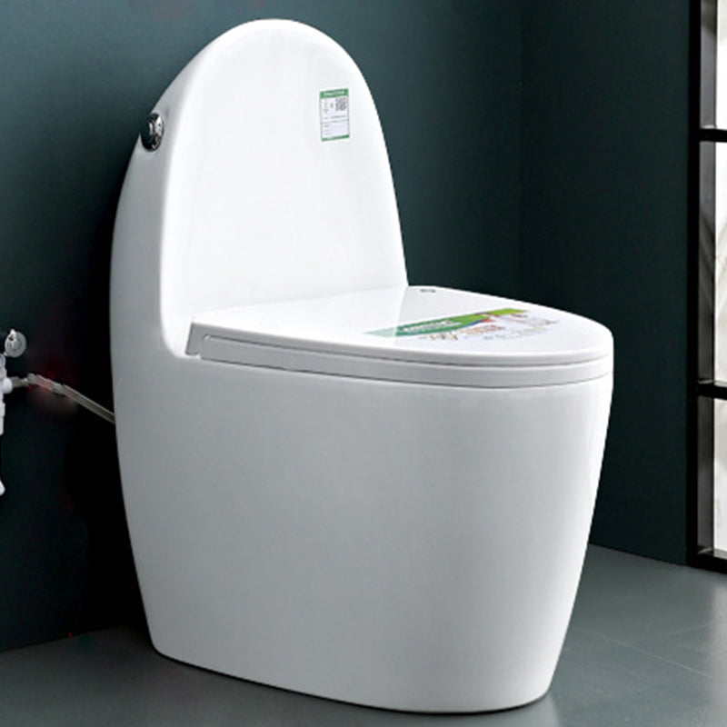 Modern Ceramic Flush Toilet Floor Mounted Urine Toilet for Washroom 17"L x 28"W x 31"H Toilet with Sprayer 12" Clearhalo 'Bathroom Remodel & Bathroom Fixtures' 'Home Improvement' 'home_improvement' 'home_improvement_toilets' 'Toilets & Bidets' 'Toilets' 7069693