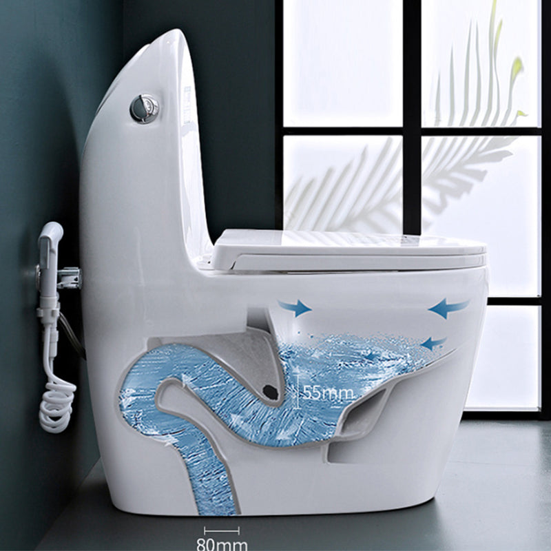 Modern Ceramic Flush Toilet Floor Mounted Urine Toilet for Washroom Clearhalo 'Bathroom Remodel & Bathroom Fixtures' 'Home Improvement' 'home_improvement' 'home_improvement_toilets' 'Toilets & Bidets' 'Toilets' 7069696