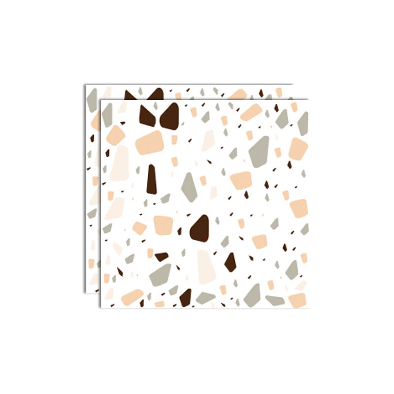 Indoor Vinyl Flooring Peel and Stick Vinyl Flooring with Waterproof Yellow Green White Clearhalo 'Flooring 'Home Improvement' 'home_improvement' 'home_improvement_vinyl_flooring' 'Vinyl Flooring' 'vinyl_flooring' Walls and Ceiling' 7078084