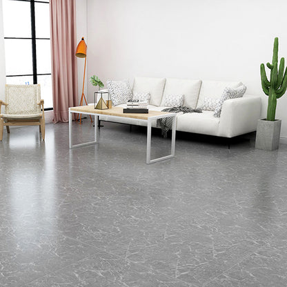 Indoor Flooring Vinyl Peel and Stick Marble Print Square Flooring Vinyl Marble Gray Clearhalo 'Flooring 'Home Improvement' 'home_improvement' 'home_improvement_vinyl_flooring' 'Vinyl Flooring' 'vinyl_flooring' Walls and Ceiling' 7078152