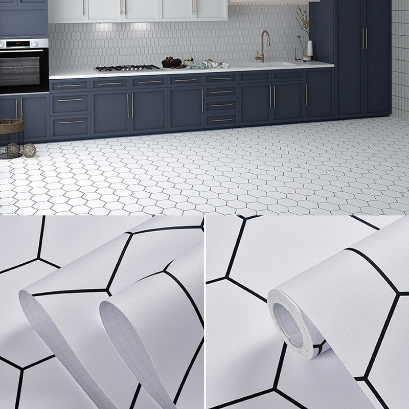 Classic Vinyl Floor Planks Peel & Stick Wood Look Vinyl Plank Flooring Gloss White Clearhalo 'Flooring 'Home Improvement' 'home_improvement' 'home_improvement_vinyl_flooring' 'Vinyl Flooring' 'vinyl_flooring' Walls and Ceiling' 7078241