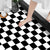 Modern Vinyl Plank Flooring Self Adhesive Lattice Pattern PVC Flooring Black White Clearhalo 'Flooring 'Home Improvement' 'home_improvement' 'home_improvement_vinyl_flooring' 'Vinyl Flooring' 'vinyl_flooring' Walls and Ceiling' 7078272