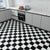 Modern Vinyl Floor Planks Peel and Stick Geometric Printed PVC Flooring Black White Clearhalo 'Flooring 'Home Improvement' 'home_improvement' 'home_improvement_vinyl_flooring' 'Vinyl Flooring' 'vinyl_flooring' Walls and Ceiling' 7078288