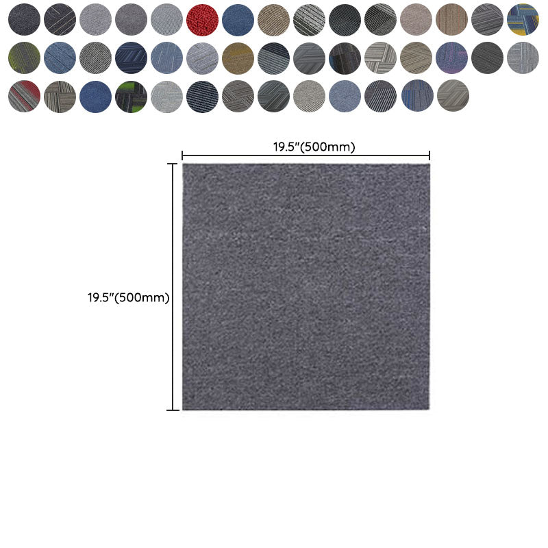 Modern Carpet Tiles Self Adhesive Level Loop Stain Resistant Carpet Tile Clearhalo 'Carpet Tiles & Carpet Squares' 'carpet_tiles_carpet_squares' 'Flooring 'Home Improvement' 'home_improvement' 'home_improvement_carpet_tiles_carpet_squares' Walls and Ceiling' 7078413