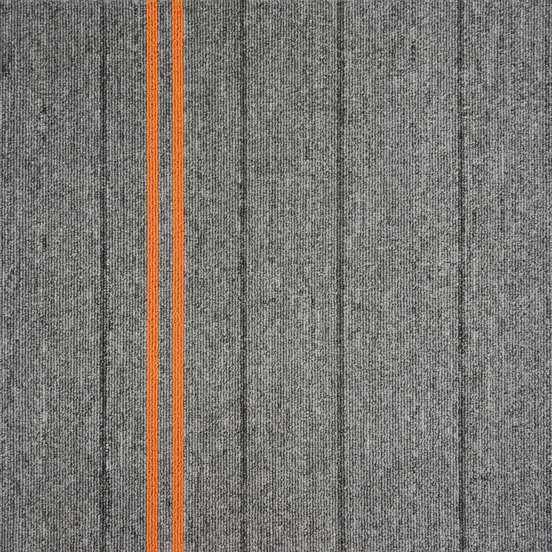 Office Loose Lay Carpet Tiles Dark Color Non-Skid Level Loop Carpet Tile Orange Clearhalo 'Carpet Tiles & Carpet Squares' 'carpet_tiles_carpet_squares' 'Flooring 'Home Improvement' 'home_improvement' 'home_improvement_carpet_tiles_carpet_squares' Walls and Ceiling' 7078423