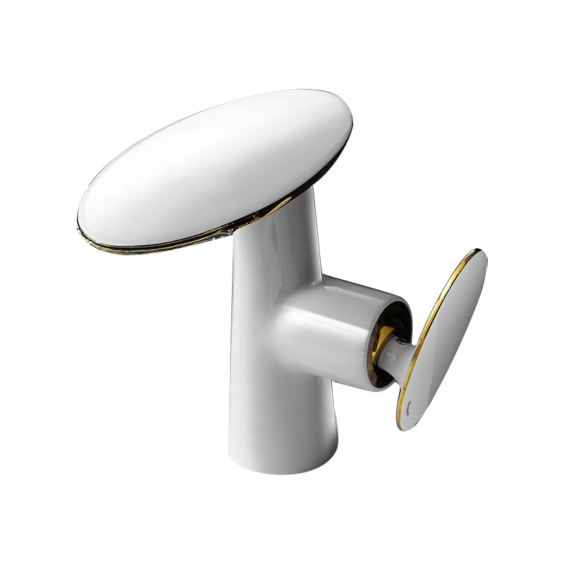 Modern Faucet Waterfall Spout Single Hole Lever Handle Bathroom Faucet Clearhalo 'Bathroom Remodel & Bathroom Fixtures' 'Bathroom Sink Faucets' 'Bathroom Sinks & Faucet Components' 'bathroom_sink_faucets' 'Home Improvement' 'home_improvement' 'home_improvement_bathroom_sink_faucets' 7078487