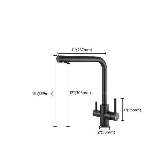 High Arch Kitchen Faucet Stainless Steel Kitchen Faucet with No Sensor Clearhalo 'Home Improvement' 'home_improvement' 'home_improvement_kitchen_faucets' 'Kitchen Faucets' 'Kitchen Remodel & Kitchen Fixtures' 'Kitchen Sinks & Faucet Components' 'kitchen_faucets' 7078705