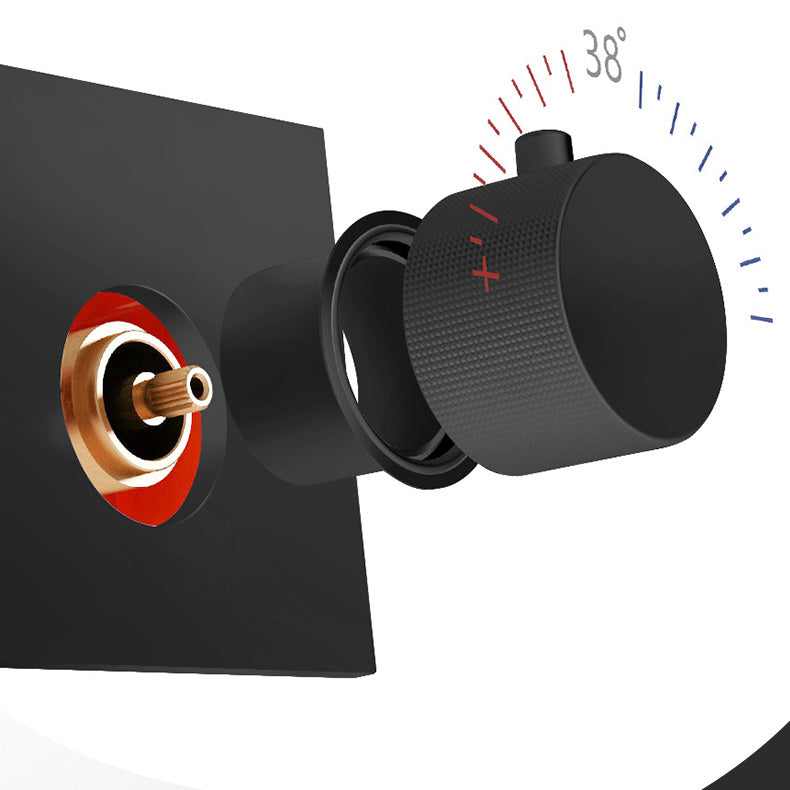 Modern Shower System Brass Slide Bar Included Adjustable Shower Head Shower Combo Clearhalo 'Bathroom Remodel & Bathroom Fixtures' 'Home Improvement' 'home_improvement' 'home_improvement_shower_faucets' 'Shower Faucets & Systems' 'shower_faucets' 'Showers & Bathtubs Plumbing' 'Showers & Bathtubs' 7078772