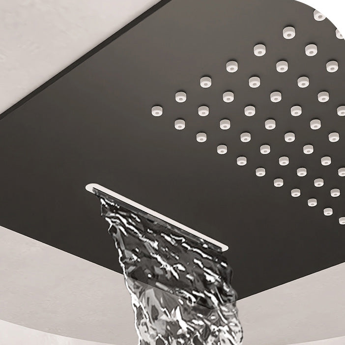 Modern Shower System Brass Slide Bar Included Adjustable Shower Head Shower Combo Clearhalo 'Bathroom Remodel & Bathroom Fixtures' 'Home Improvement' 'home_improvement' 'home_improvement_shower_faucets' 'Shower Faucets & Systems' 'shower_faucets' 'Showers & Bathtubs Plumbing' 'Showers & Bathtubs' 7078773