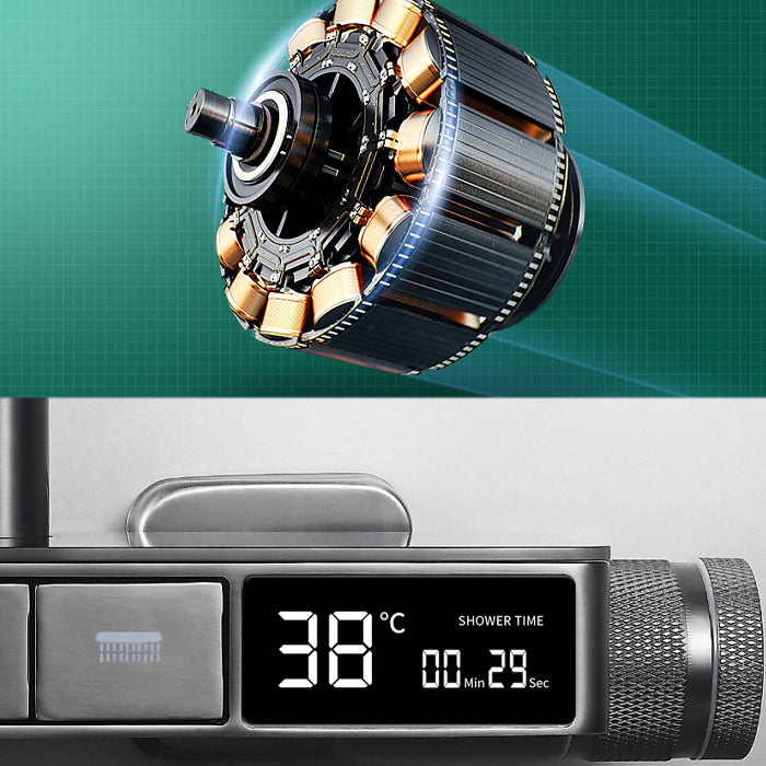 Shower Trim Square Massage Jet Handheld Shower Head Shower System Clearhalo 'Bathroom Remodel & Bathroom Fixtures' 'Home Improvement' 'home_improvement' 'home_improvement_shower_faucets' 'Shower Faucets & Systems' 'shower_faucets' 'Showers & Bathtubs Plumbing' 'Showers & Bathtubs' 7078891