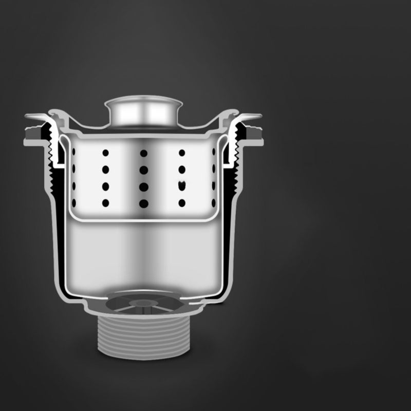 Stainless Steel Round Sink in Black Single Bowl Undermount Sink with Basket Strainer Clearhalo 'Home Improvement' 'home_improvement' 'home_improvement_kitchen_sinks' 'Kitchen Remodel & Kitchen Fixtures' 'Kitchen Sinks & Faucet Components' 'Kitchen Sinks' 'kitchen_sinks' 7079033