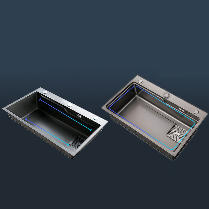 Drop-In Kitchen Sink Stainless Steel Kitchen Sink with Faucet Included Clearhalo 'Home Improvement' 'home_improvement' 'home_improvement_kitchen_sinks' 'Kitchen Remodel & Kitchen Fixtures' 'Kitchen Sinks & Faucet Components' 'Kitchen Sinks' 'kitchen_sinks' 7079250