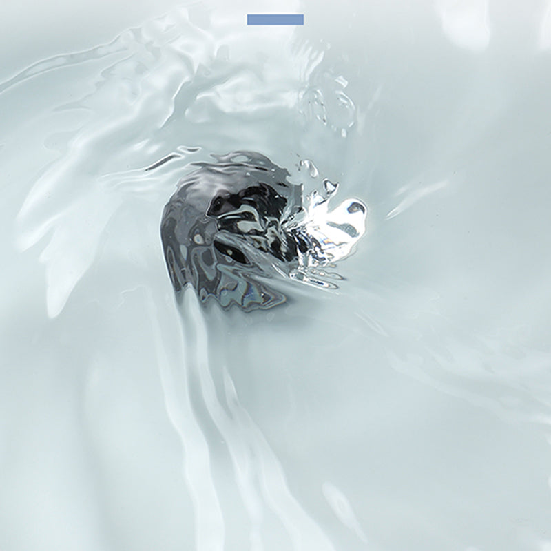 Traditional Undermount Vanity Sink Rectangular Porcelain with Pop-Up Drain Basin Sink Clearhalo 'Bathroom Remodel & Bathroom Fixtures' 'Bathroom Sinks & Faucet Components' 'Bathroom Sinks' 'bathroom_sink' 'Home Improvement' 'home_improvement' 'home_improvement_bathroom_sink' 7079301