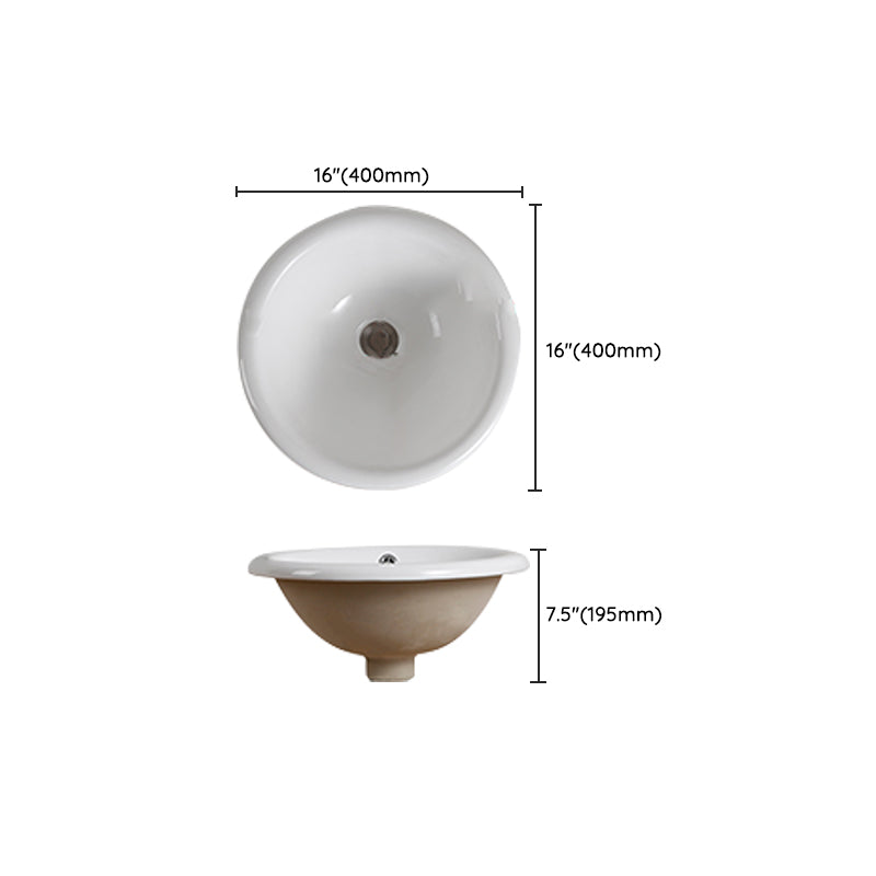 Traditional Drop-in Bathroom Sink Oval Porcelain with Overflow and Faucet Basin Clearhalo 'Bathroom Remodel & Bathroom Fixtures' 'Bathroom Sinks & Faucet Components' 'Bathroom Sinks' 'bathroom_sink' 'Home Improvement' 'home_improvement' 'home_improvement_bathroom_sink' 7079374