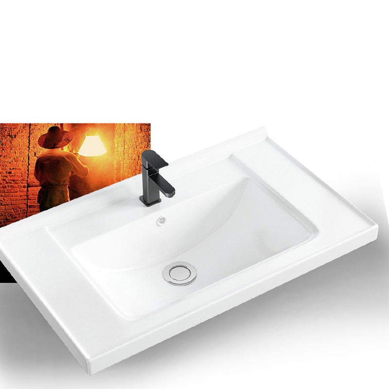 Basic Bathroom Sink Overflow Hole White Vessel Lavatory Sink (Not Included Faucet) Clearhalo 'Bathroom Remodel & Bathroom Fixtures' 'Bathroom Sinks & Faucet Components' 'Bathroom Sinks' 'bathroom_sink' 'Home Improvement' 'home_improvement' 'home_improvement_bathroom_sink' 7079389