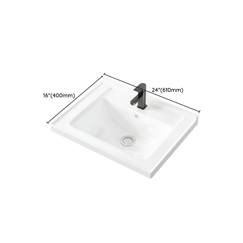 Basic Bathroom Sink Overflow Hole White Vessel Lavatory Sink (Not Included Faucet) Clearhalo 'Bathroom Remodel & Bathroom Fixtures' 'Bathroom Sinks & Faucet Components' 'Bathroom Sinks' 'bathroom_sink' 'Home Improvement' 'home_improvement' 'home_improvement_bathroom_sink' 7079396