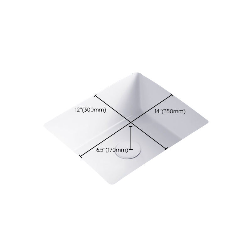 Traditional Undermount Bathroom Sink Porcelain Rectangular with Basin Basin Sink Only Clearhalo 'Bathroom Remodel & Bathroom Fixtures' 'Bathroom Sinks & Faucet Components' 'Bathroom Sinks' 'bathroom_sink' 'Home Improvement' 'home_improvement' 'home_improvement_bathroom_sink' 7079542