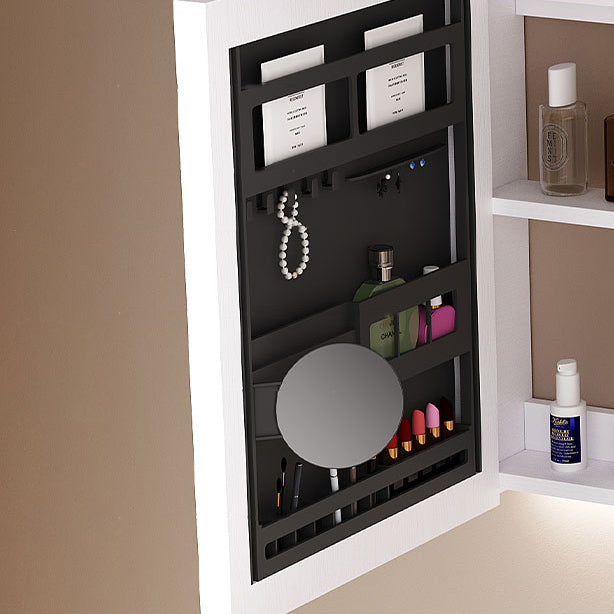 Wall Mounted Bath Vanity Mirror Single Sink Rectangular Bathroom Vanity with 2 Drawers Clearhalo 'Bathroom Remodel & Bathroom Fixtures' 'Bathroom Vanities' 'bathroom_vanities' 'Home Improvement' 'home_improvement' 'home_improvement_bathroom_vanities' 7079599