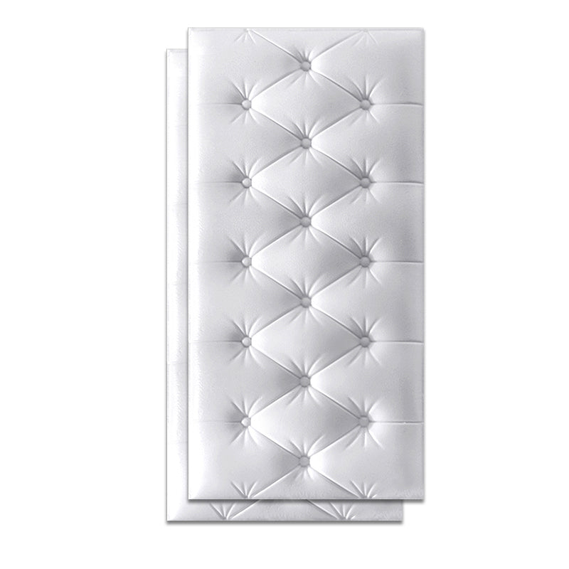 Contemporary Wall Covering Paneling Textured Wall Interior Water Proof Upholstered Plank White Clearhalo 'Flooring 'Home Improvement' 'home_improvement' 'home_improvement_wall_paneling' 'Wall Paneling' 'wall_paneling' 'Walls & Ceilings' Walls and Ceiling' 7080009